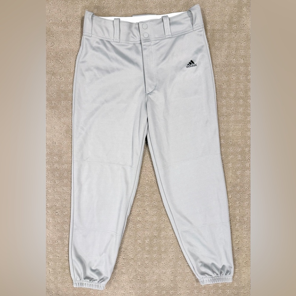 Adidas Kids Light Gray baseball knickers